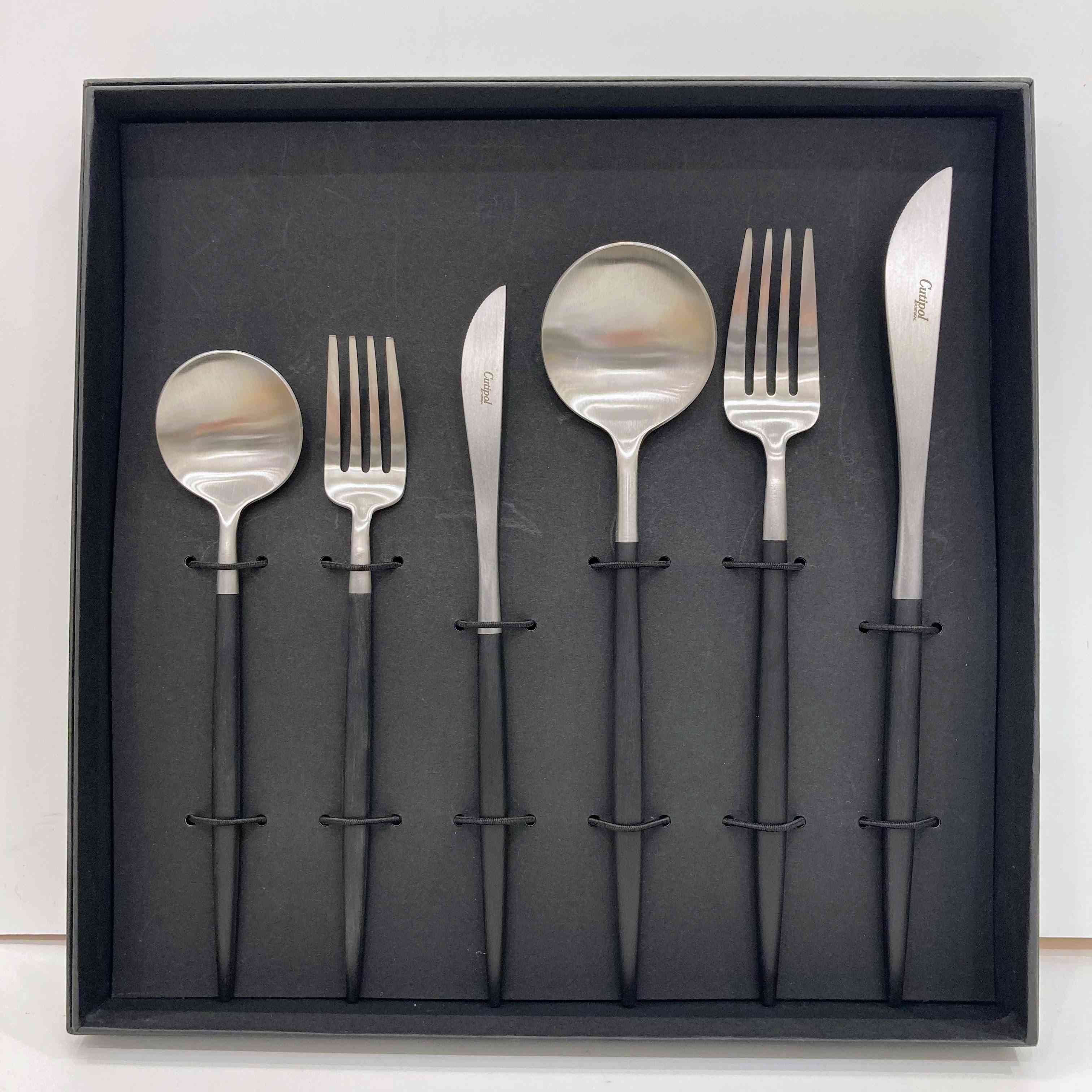 クチポール GOA アソート6点セット ブラック×シルバー BOXあり