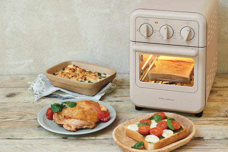 レコルト　エアーオーブントースター クリームホワイト Air Oven Toaster