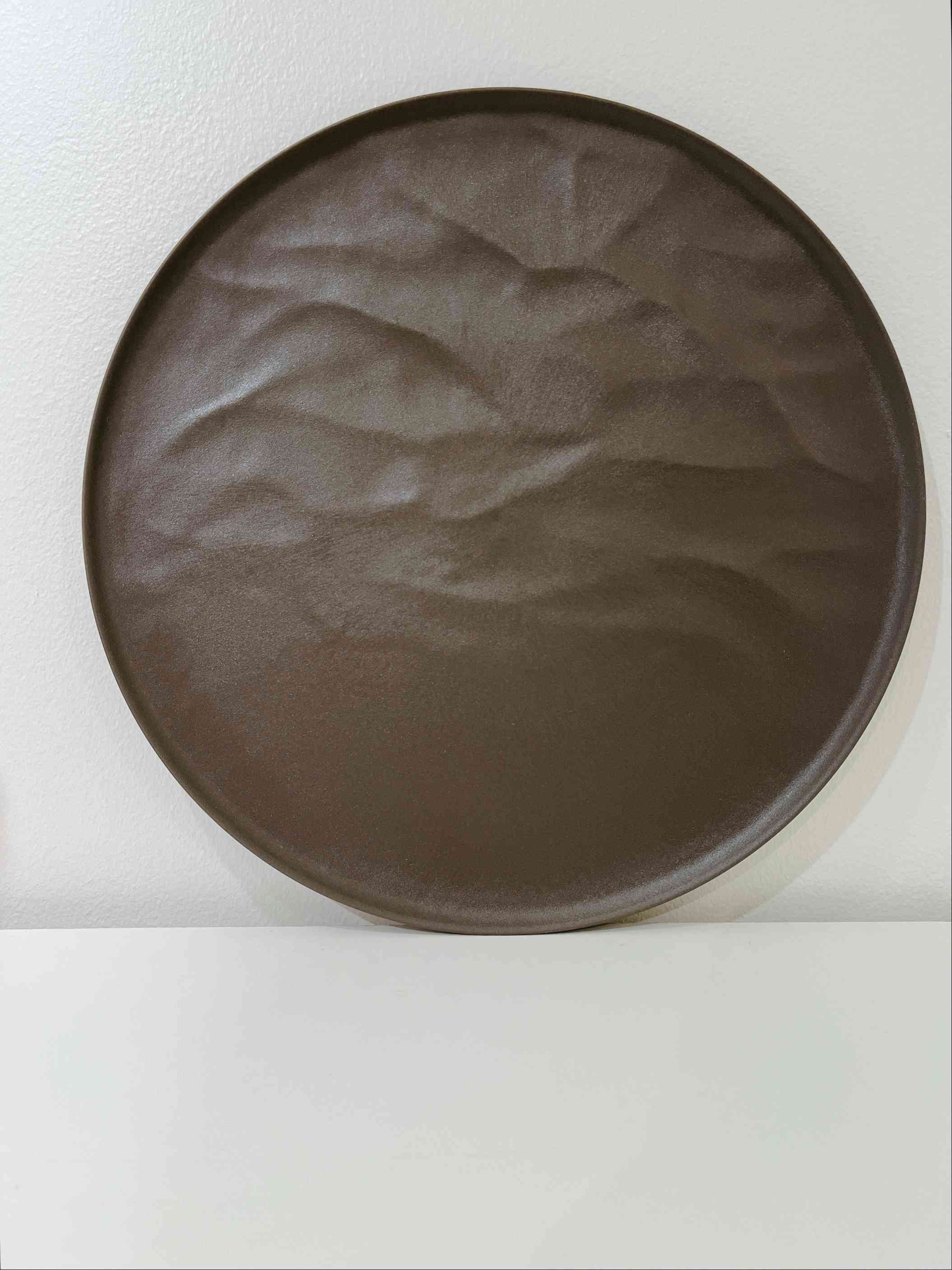 ARAS 大皿ウェーブ グレー グレー