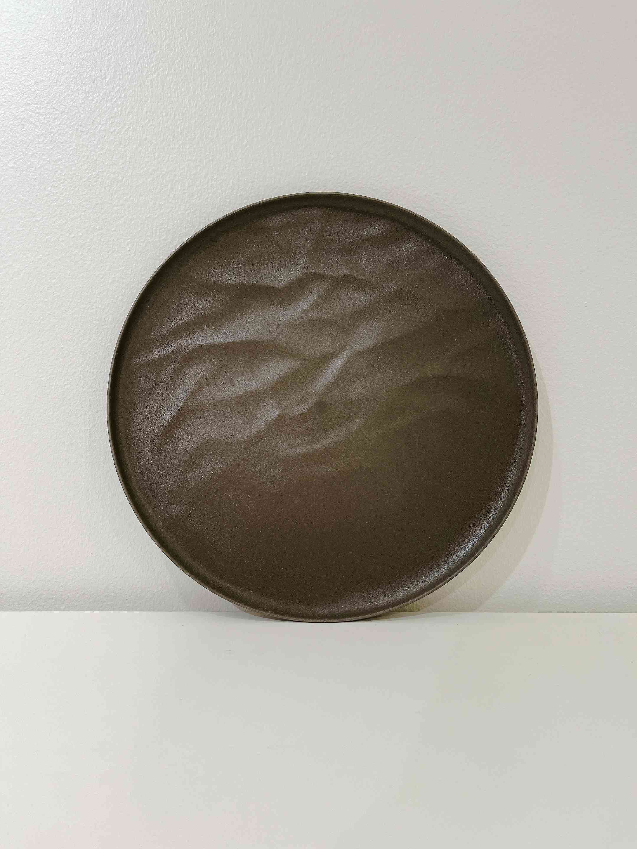 ARAS 中皿ウェーブ グレー グレー