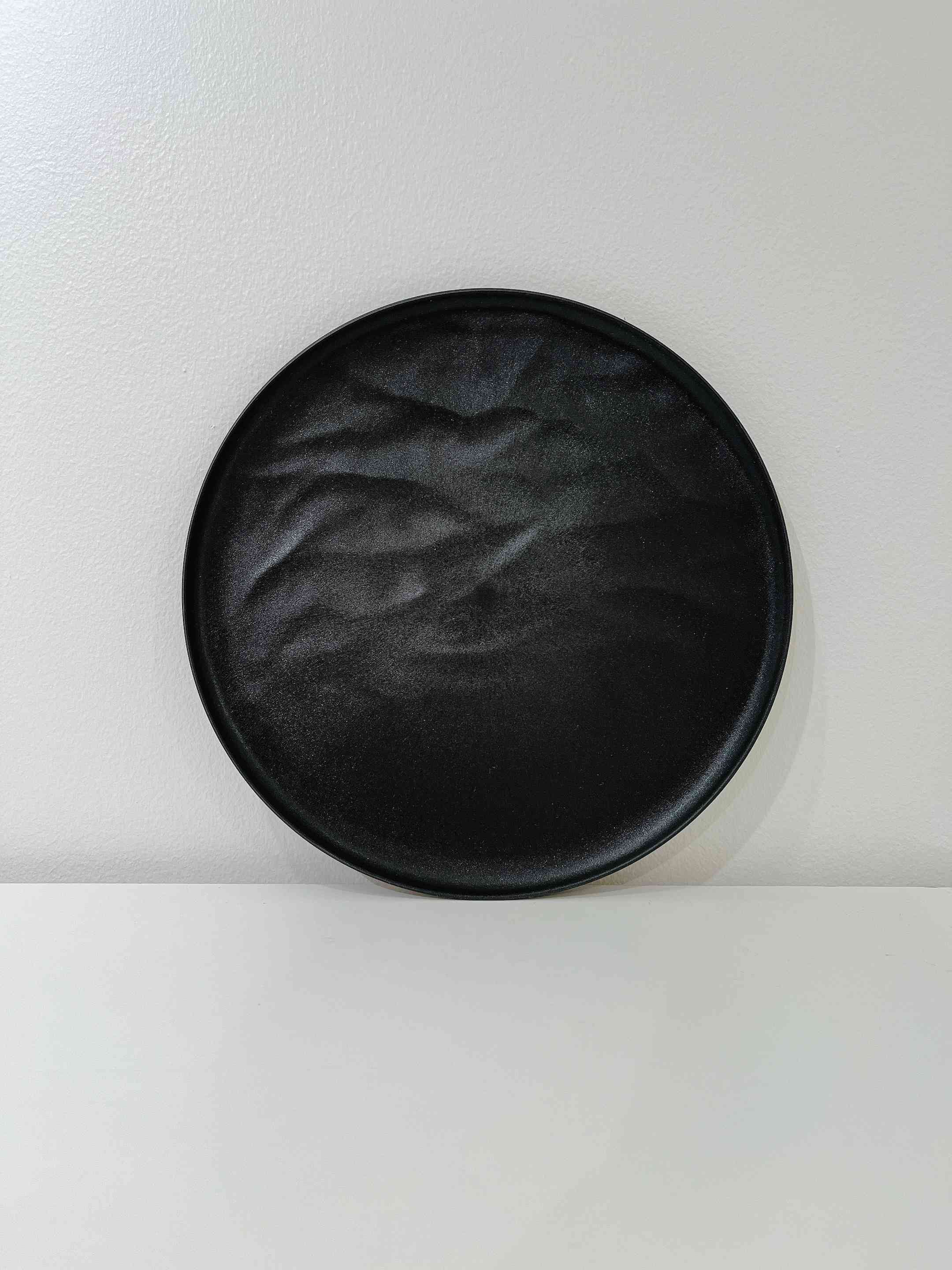 ARAS 中皿ウェーブ ブラック ブラック