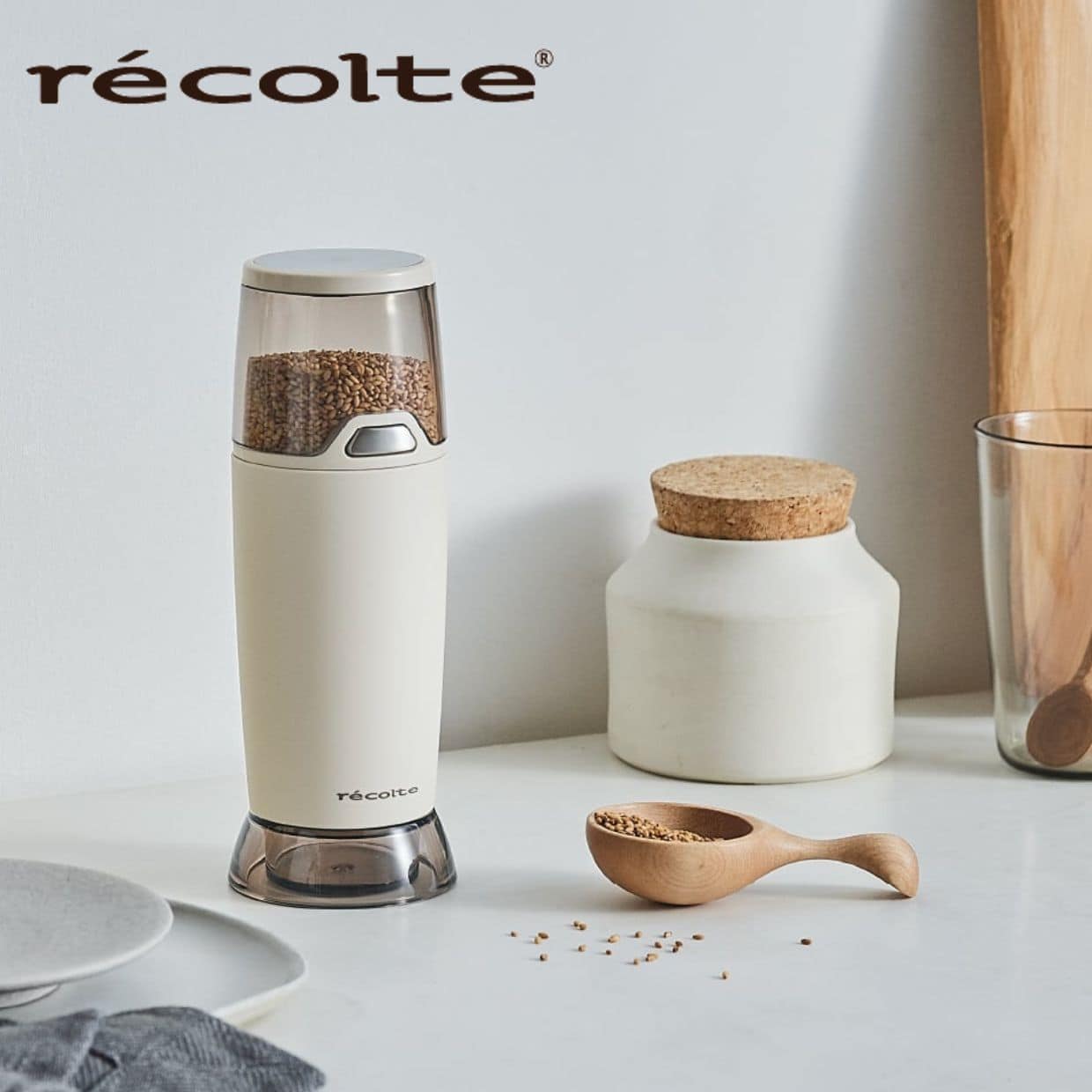 レコルト 電動ゴマスリ クリームホワイト クリームホワイト