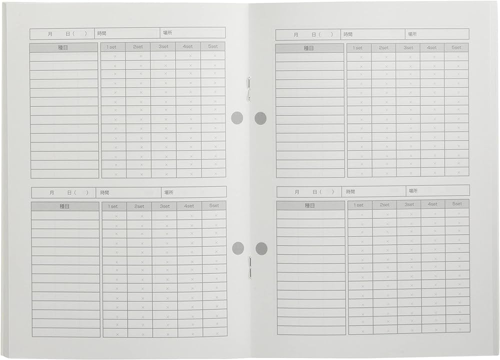 GOLD'S GYM  トレーニングノート イエロー