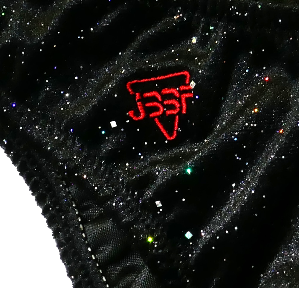 【5cm規格】JBBF公認ボディビルポージングトランクス 黒ラメ S