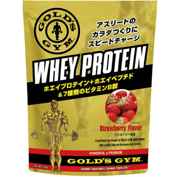 GOLD'S GYM ホエイプロテイン 360ｇ ストロベリー風味
