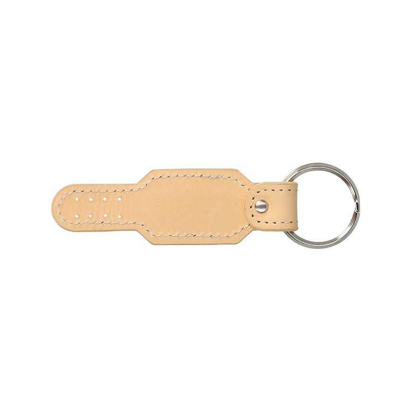 レザーキーホルダー ブラック ベルト