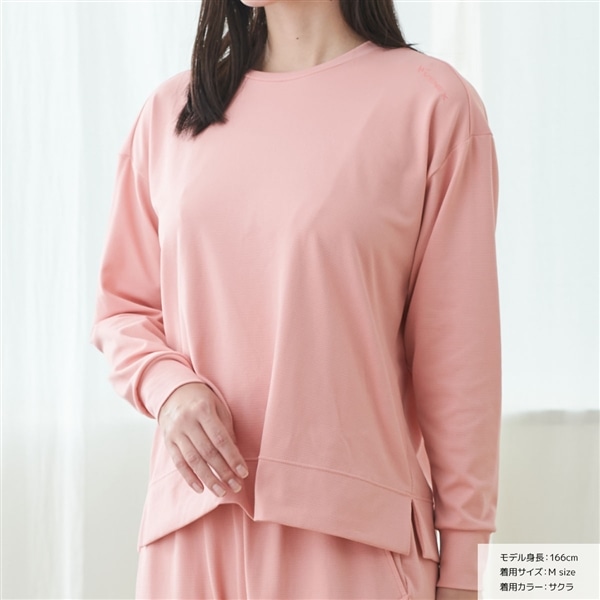 VENEX　スタンダードドライプラス　クルーネックロングスリーブ　レディース クルーネック　サクラ M