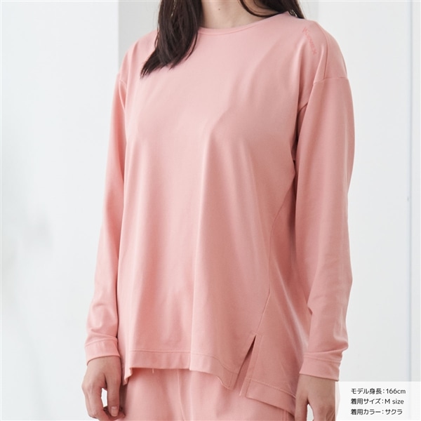 VENEX　スタンダードドライプラス　ボートネックロングスリーブ　レディース ボートネック　サクラ M