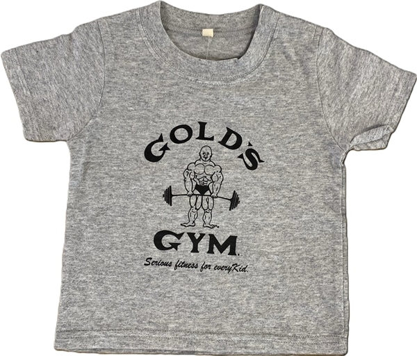 ゴールドジム　ベビーTシャツ グレー 80㎝