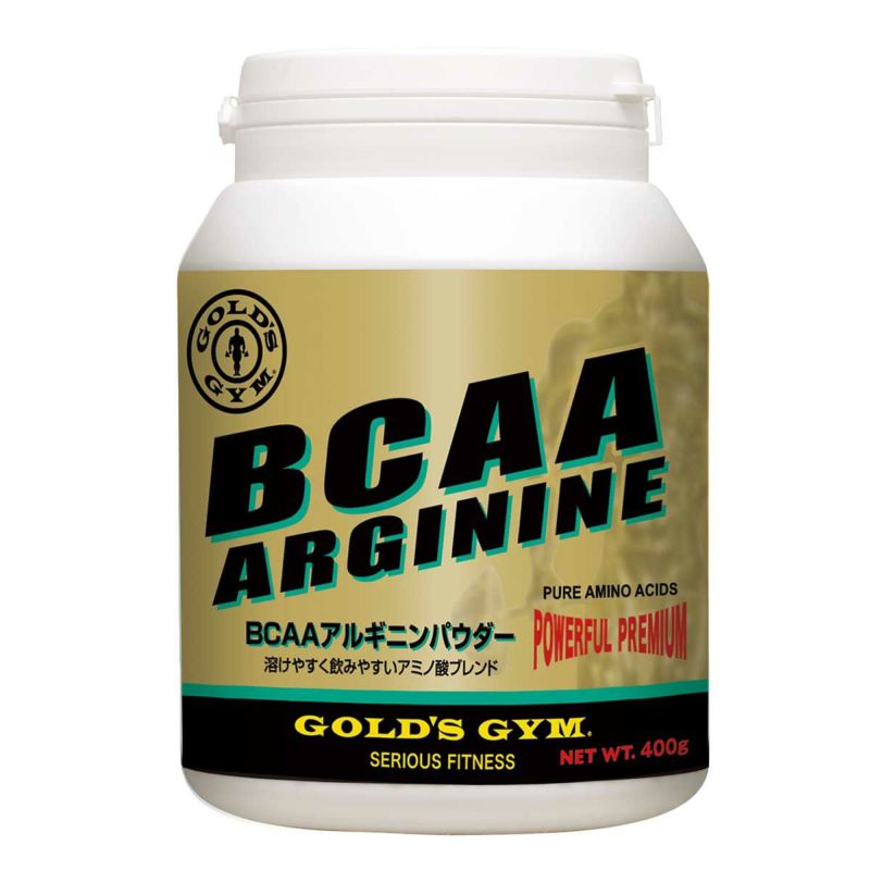 GOLD’ｓGYM BCAAアルギニンパウダー400g(スポーツドリンク風味)