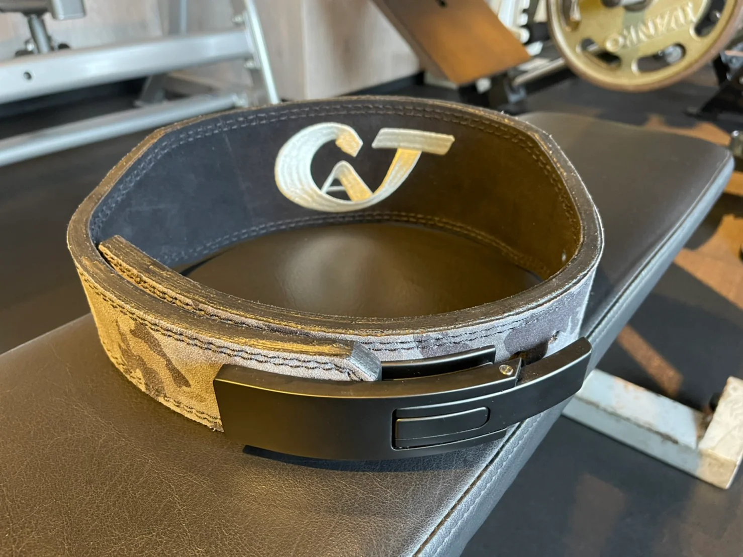 ジュラシックベルト　グレー迷彩 グレー迷彩 L