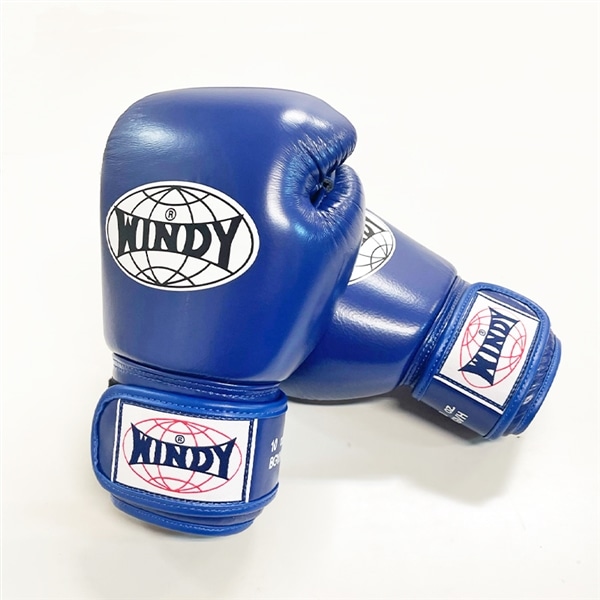 WINDY　BGVH　トレーニンググローブ(テープ式) 青 8oz