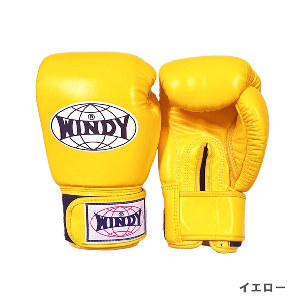 WINDY　BGVH　トレーニンググローブ(テープ式) 黄 8oz