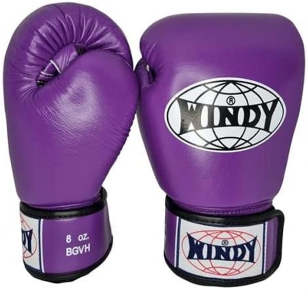 WINDY　BGVH　トレーニンググローブ(テープ式) パープル 8oz