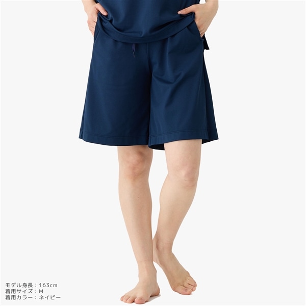 VENEX　スタンダードドライプラス　ハーフパンツ　レディース ネイビー M