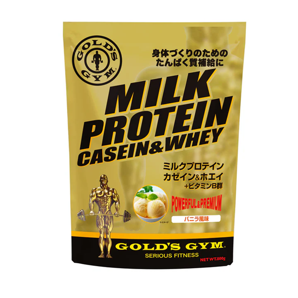 GOLD'S GYM　ミルクプロテイン バニラ風味 800g