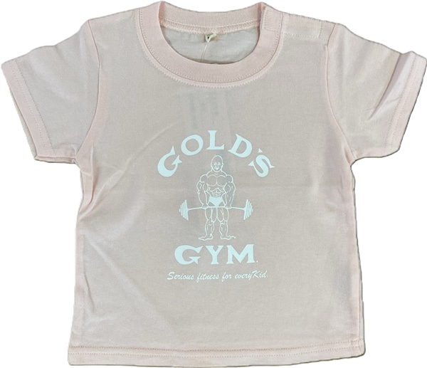 ゴールドジム　ベビーTシャツ ピンク 80㎝
