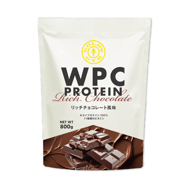 【数量限定】ゴールドジム　WPCホエイプロテイン リッチチョコレート風味 800g