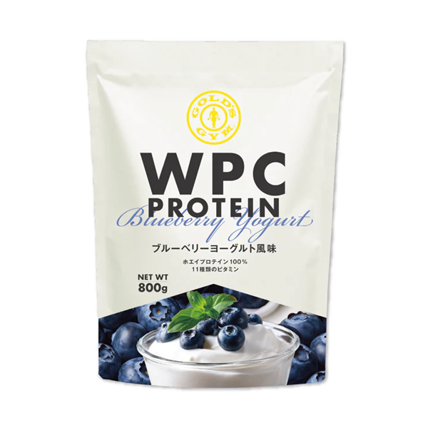 【数量限定】ゴールドジム　WPCホエイプロテイン ブルーベリーヨーグルト風味 800g