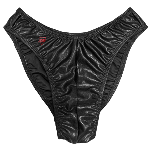 【数量限定】JBBF公認 5cm幅ボディビルポージングトランクス ヴェノムブラック