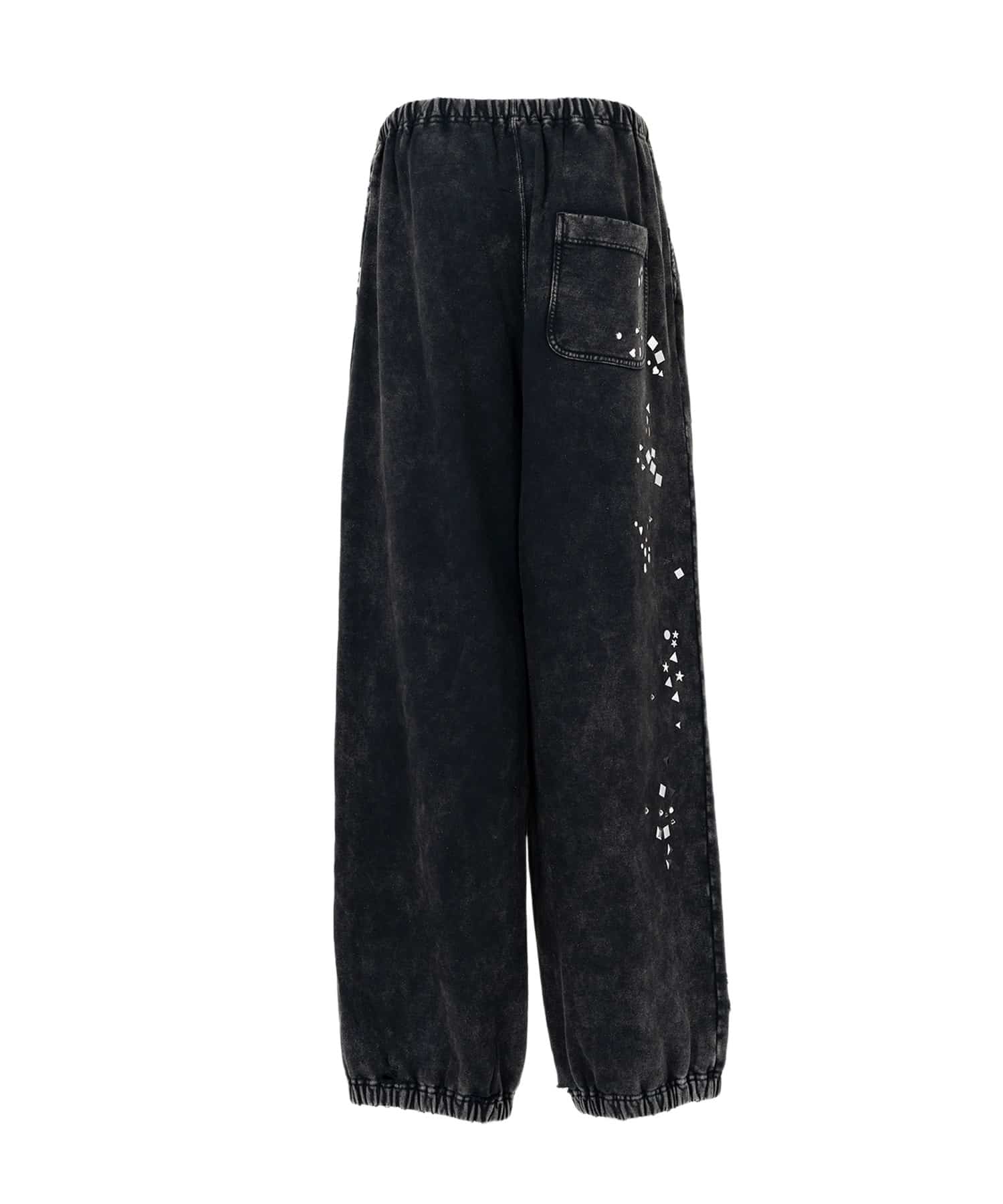 Maison MIHARA YASUHIRO(ミハラヤスヒロ)/Embellished Bleached Sweat Pants/BLACK BLACK 44