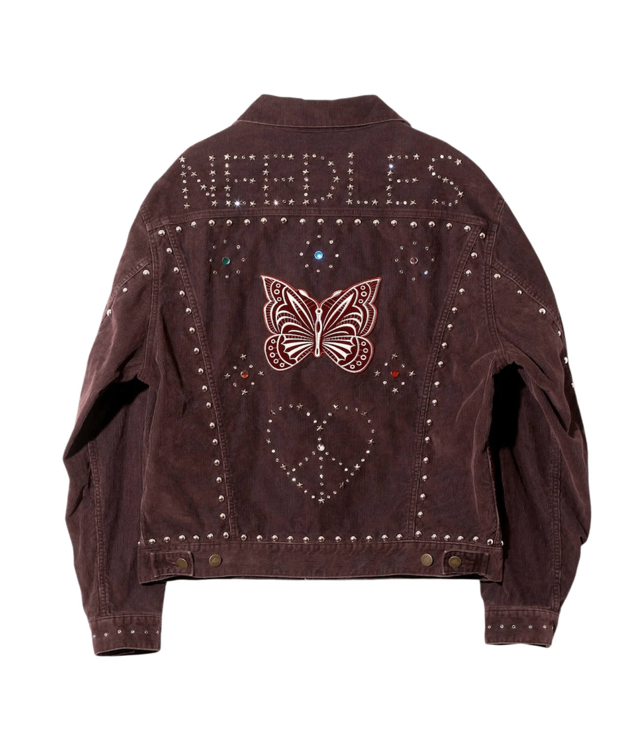 NEEDLES(ニードルズ)/Studded Jean Jacket/Burgundy Burgundy M