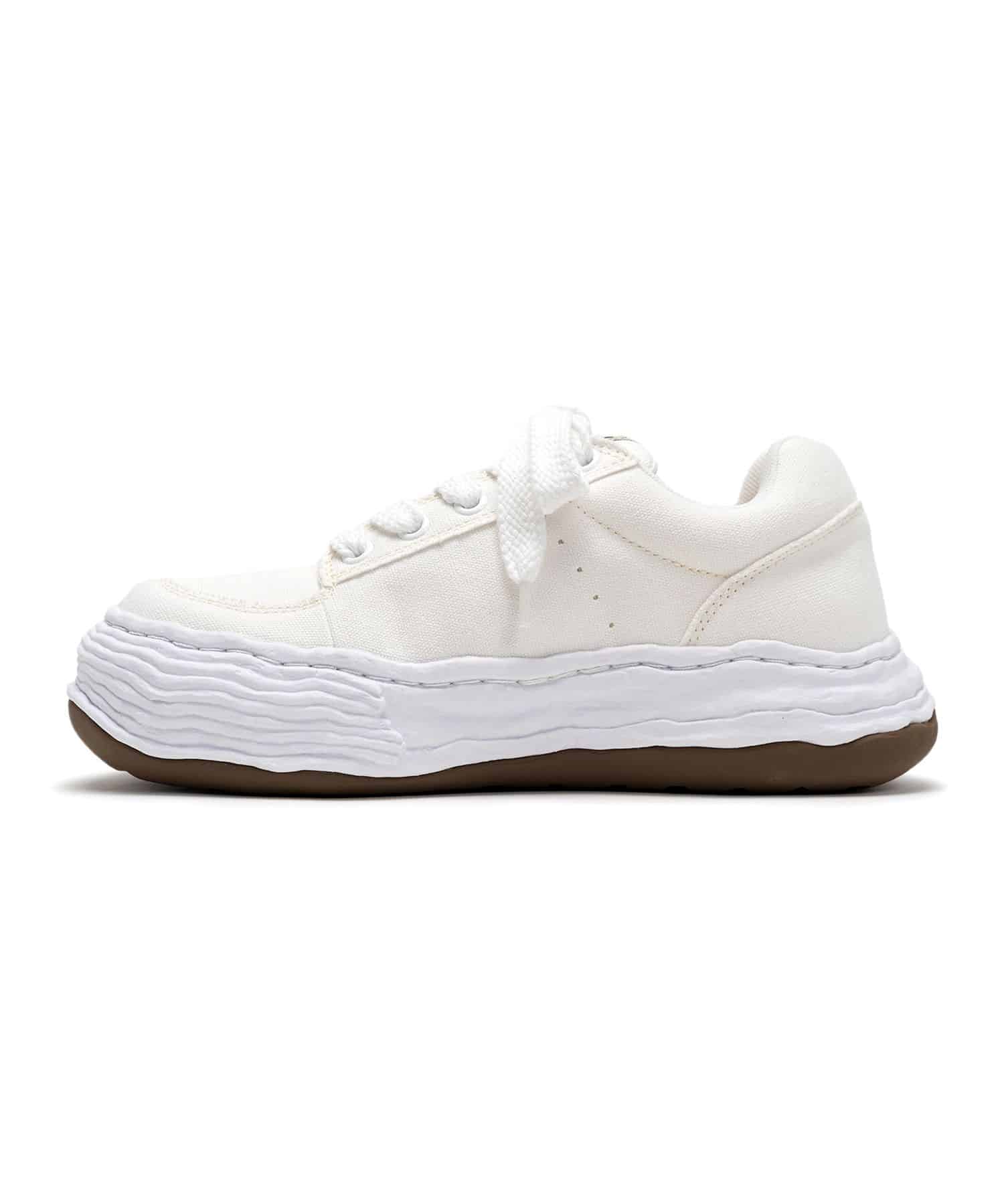 Maison MIHARA YASUHIRO(ミハラヤスヒロ)/"OLIVER" OG Sole Canvas Low-top Sneaker/WHITE WHITE 42