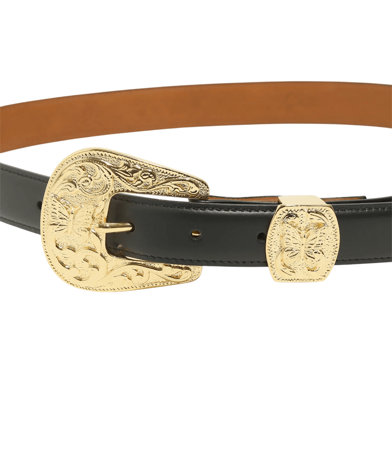 NEEDLES(ニードルズ)/Papillon Western Tip Belt/BLACK BLACK 32