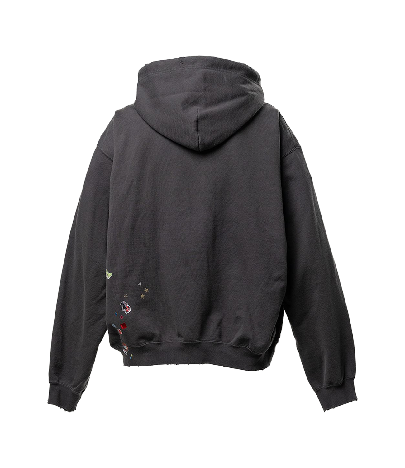 Maison MIHARA YASUHIRO(ミハラヤスヒロ)/Kids Sticker Printed Hoodie/BLACK BLACK 44