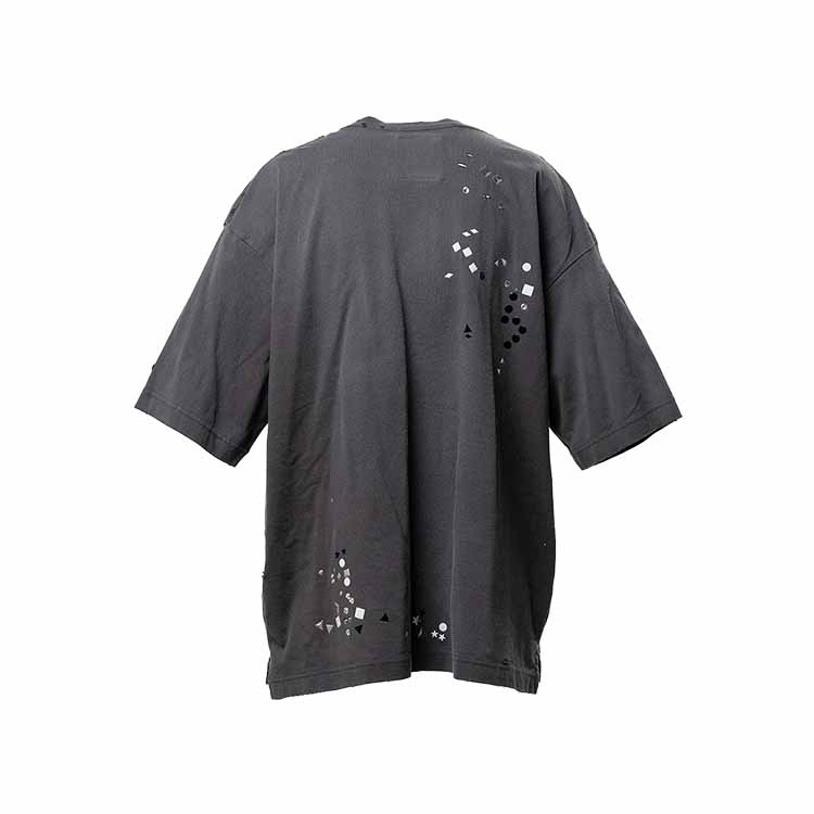 Maison MIHARA YASUHIRO(ミハラヤスヒロ)/Embellished Sticker T-shirt/BLACK BLACK 46