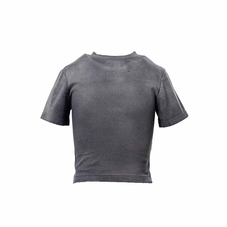 Maison MIHARA YASUHIRO(ミハラヤスヒロ)/Don't Tag Me Printed Mini T-shirt/BLACK BLACK 36