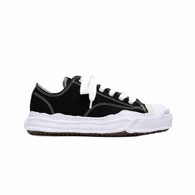 Maison MIHARA YASUHIRO(メゾンミハラヤスヒロ)/"HANK" OG Sole Canvas Low-top Sneaker/BLACK BLACK 36