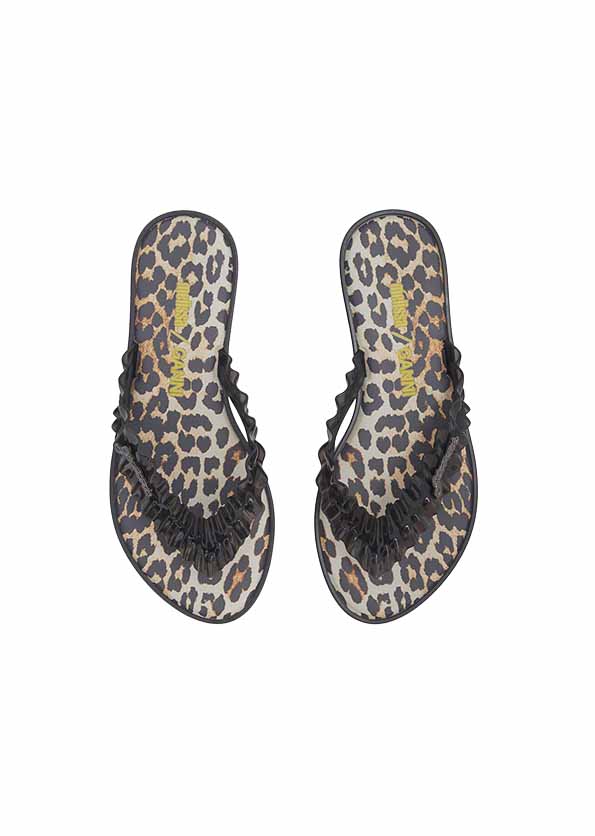 GANNI(ガニー)/Flip Flop Slim/BLACK BLACK 35/36