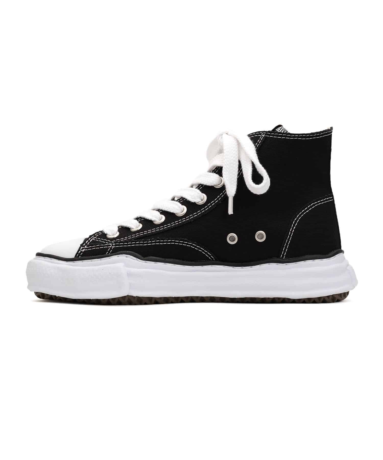 Maison MIHARA YASUHIRO(メゾンミハラヤスヒロ)/"PETERSON" OG Sole Canvas High-top Sneaker/BLACK BLACK 40