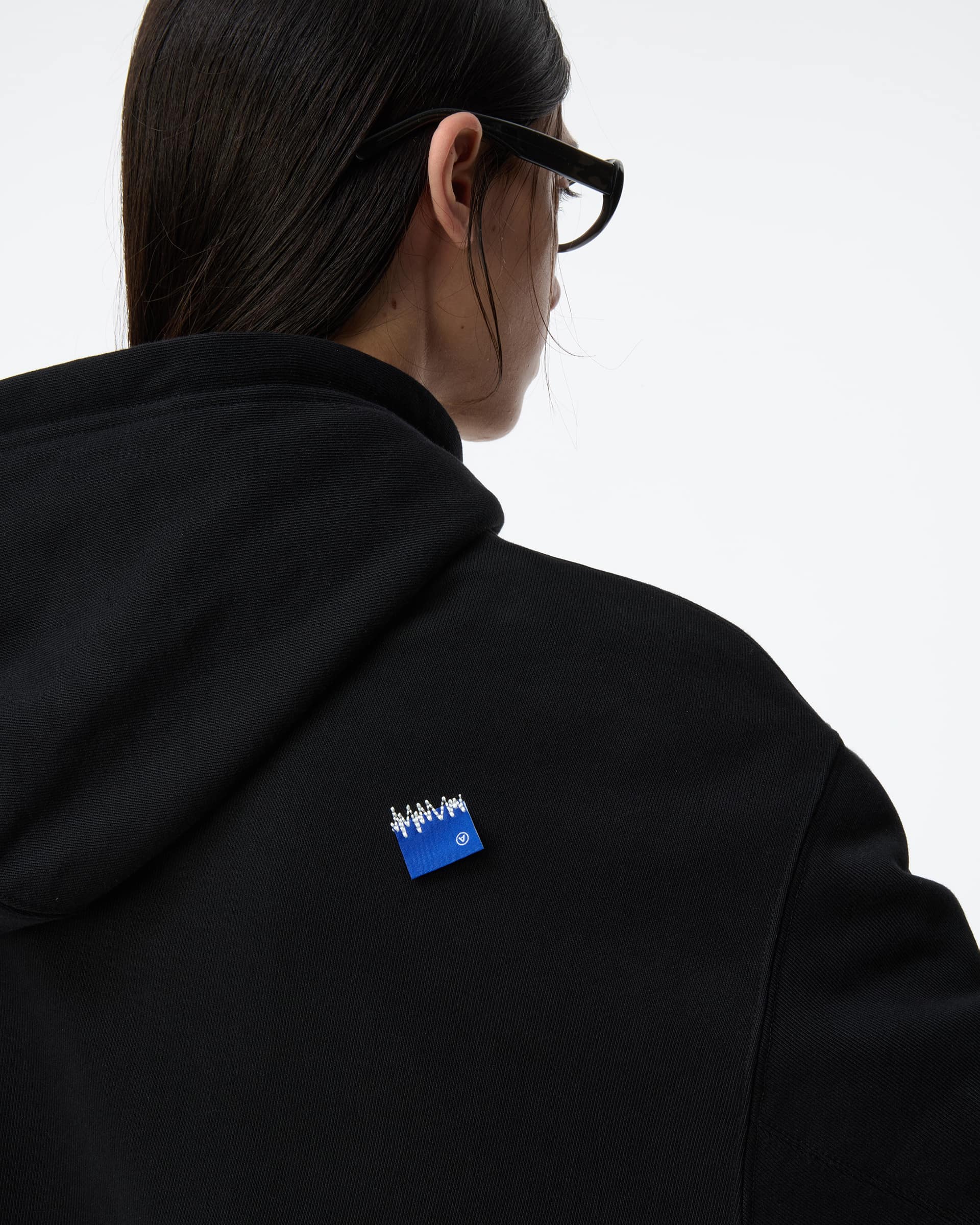 ADERERROR(アーダーエラー)/BL Tag hoodie/BLACK BLACK M