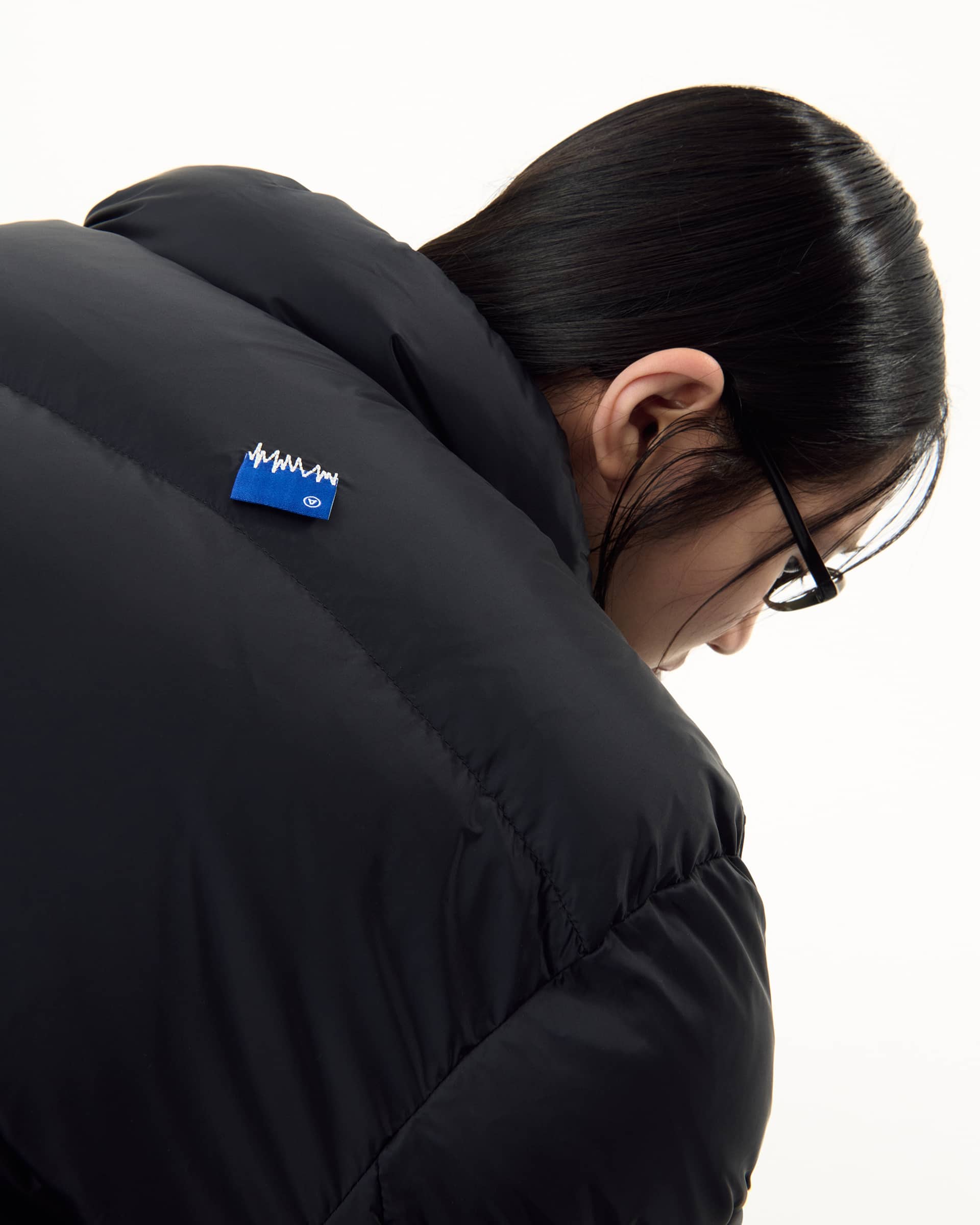 ADERERROR(アーダーエラー)/BL Tag puffer jacket/BLK BLACK M