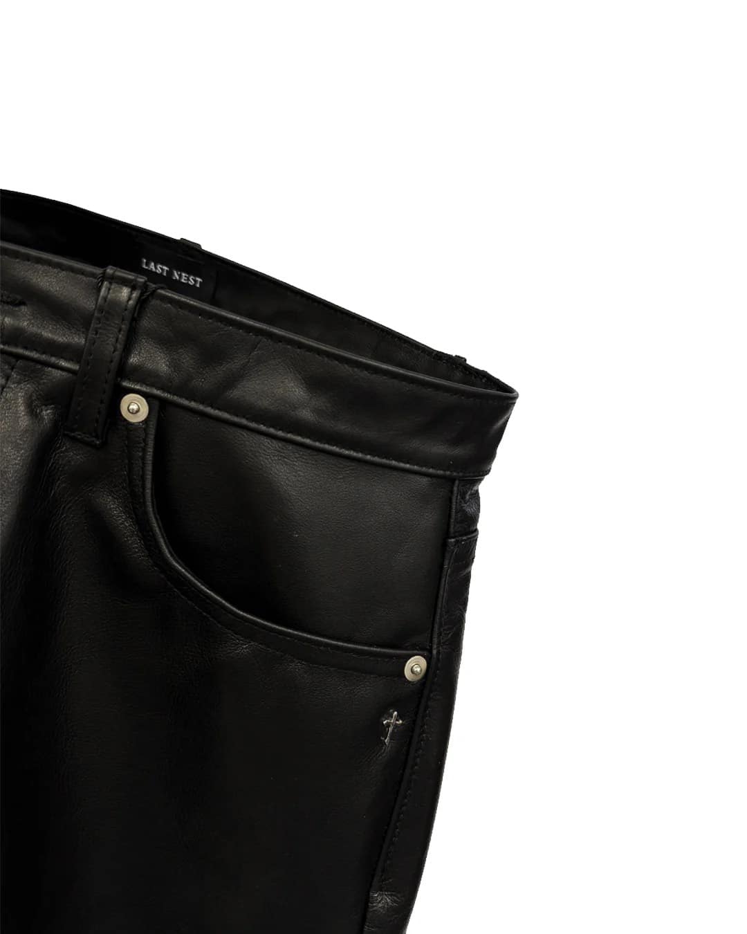 LASTNEST(ラストネスト)/Leather Pants/BLACK BLACK L