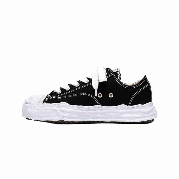 Maison MIHARA YASUHIRO(メゾンミハラヤスヒロ)/"HANK" OG Sole Canvas Low-top Sneaker/BLACK BLACK 36