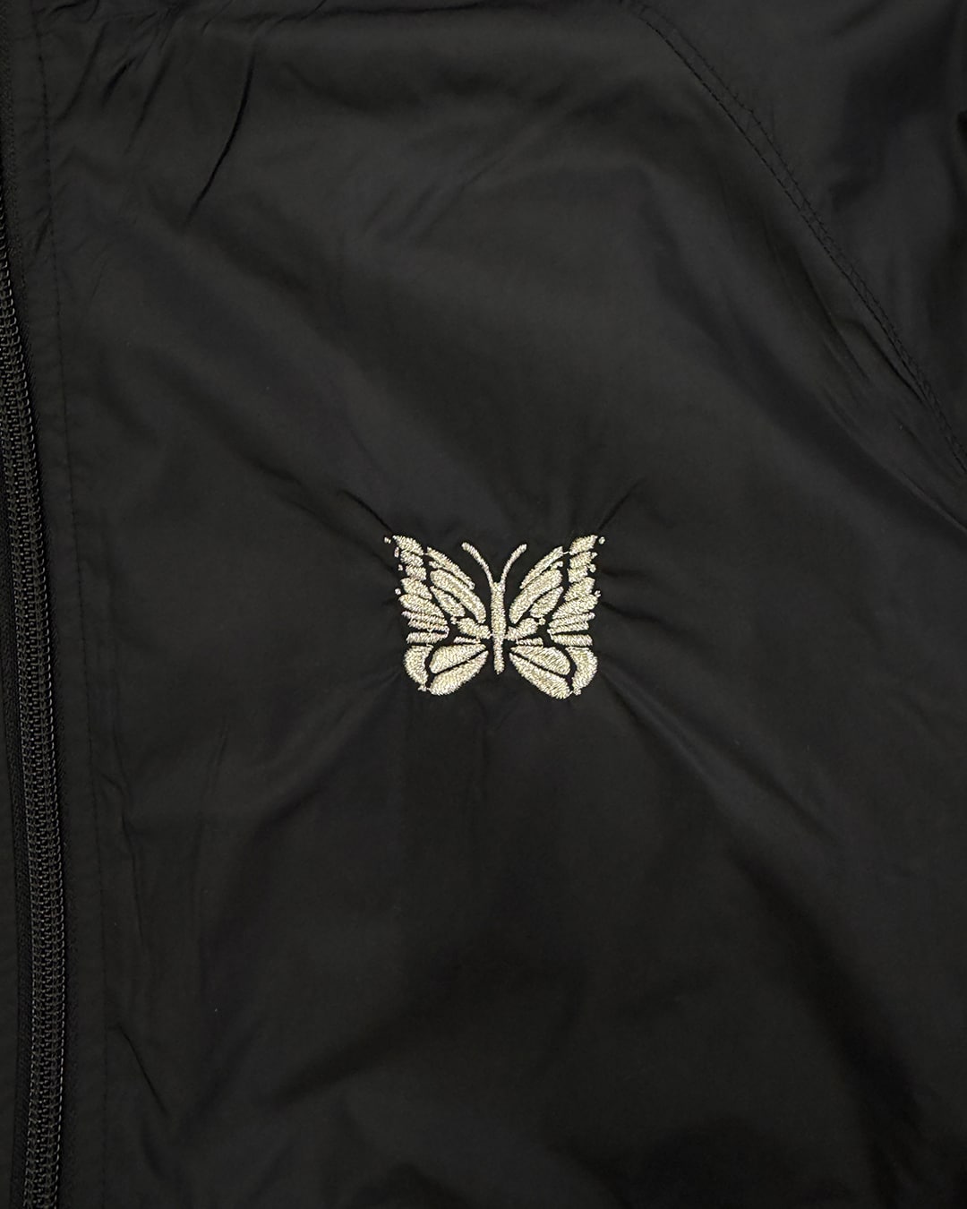 【EXCLUSIVE ITEM】NEEDLES(ニードルズ)/NYLON TRACK JACKET/BLACK BLACK S