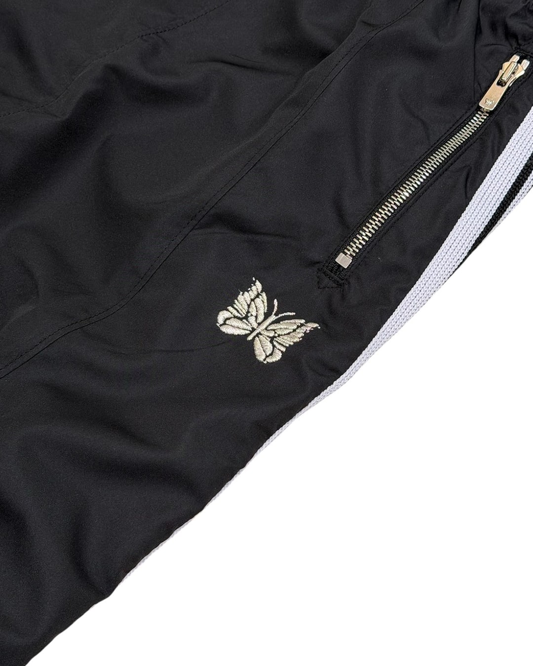 【EXCLUSIVE ITEM】NEEDLES(ニードルズ)/H.D. NYLON Track Pants/BLACK BLACK XS