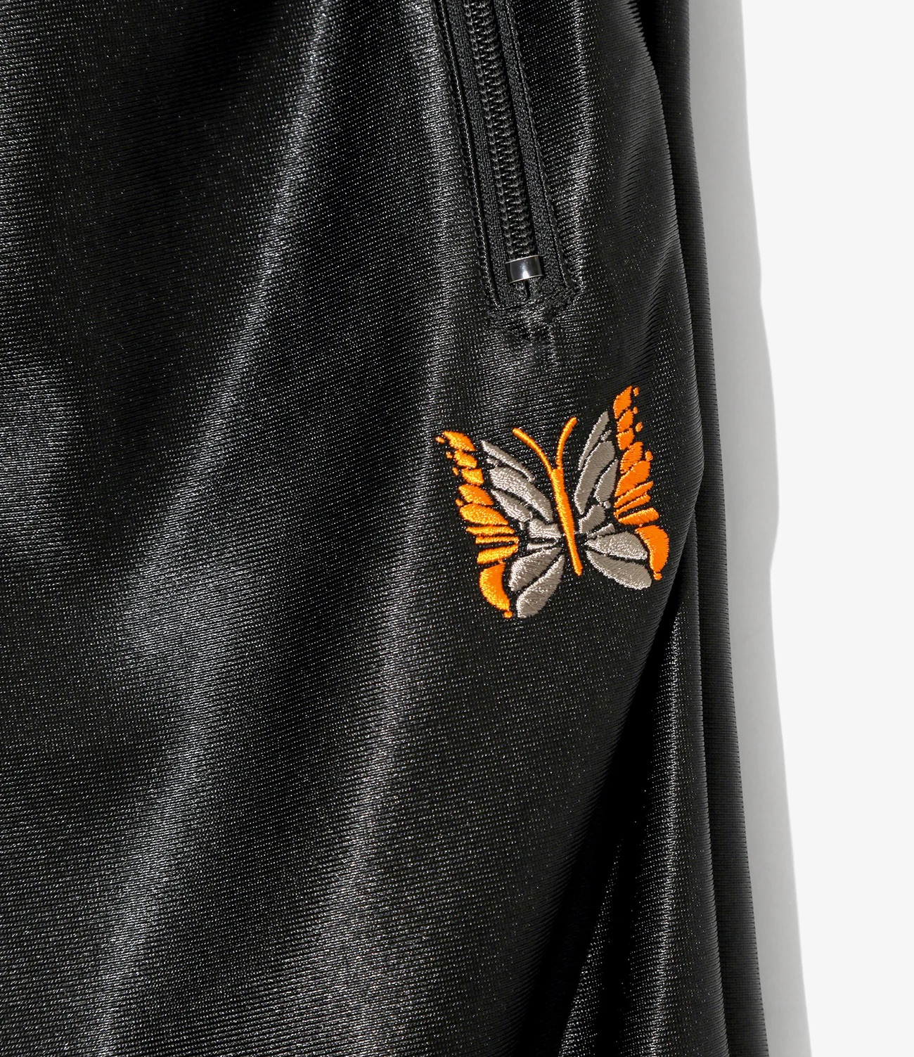NEEDLES(ニードルズ)/Track Pant - Tricot Sateen/BLACK BLACK S