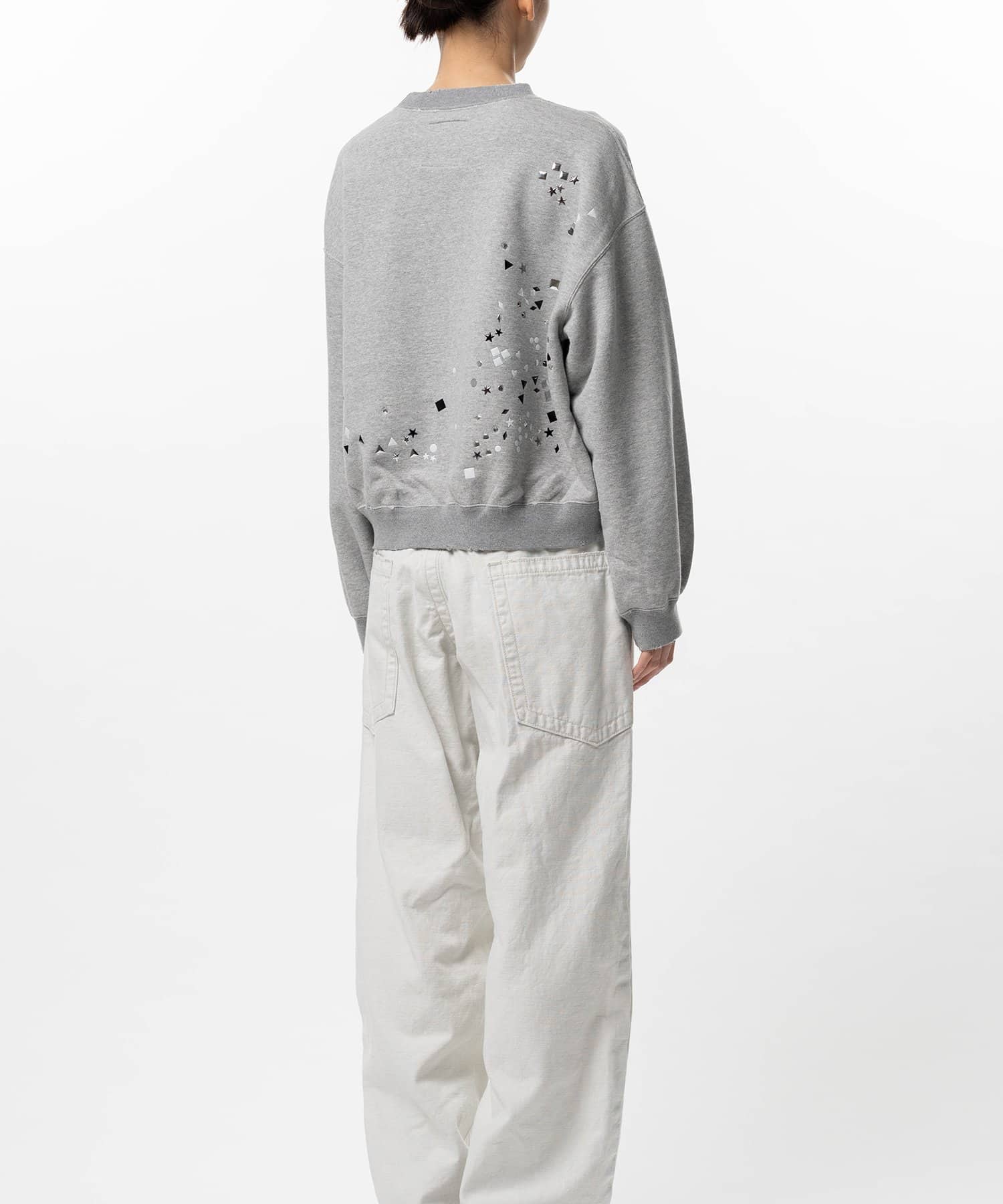 Maison MIHARA YASUHIRO(ミハラヤスヒロ)/Embellished Sweatshirt/GREY GREY 36