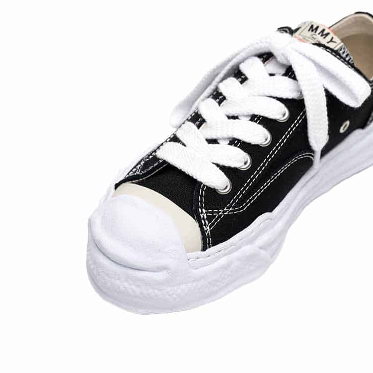Maison MIHARA YASUHIRO(メゾンミハラヤスヒロ)/"HANK" OG Sole Canvas Low-top Sneaker/BLACK BLACK 36