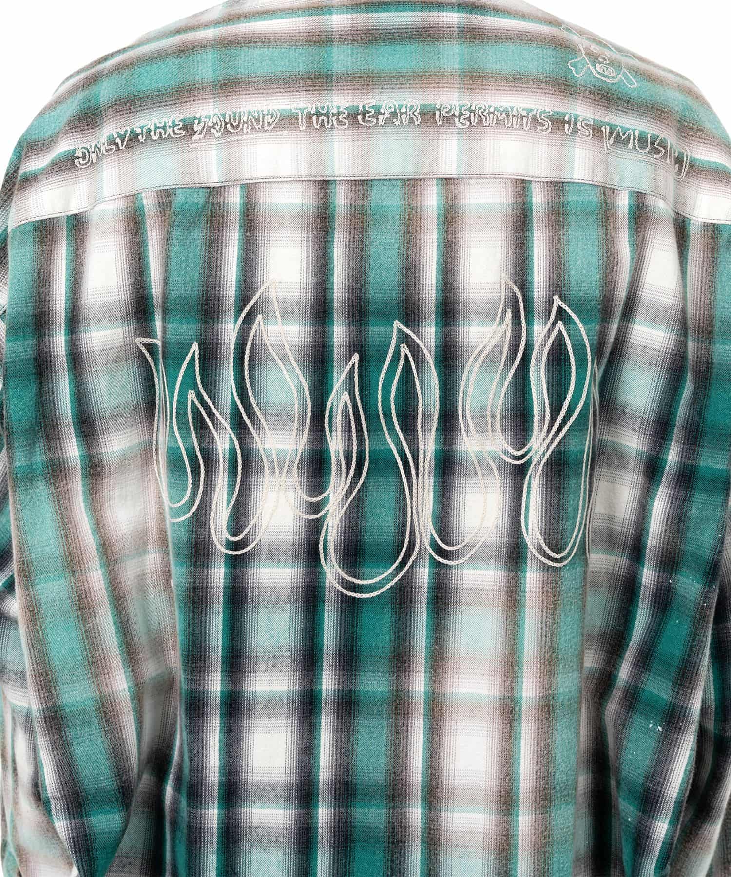 Maison MIHARA YASUHIRO(ミハラヤスヒロ)/Vintage Like Check Shirt/GREEN GREEN 44