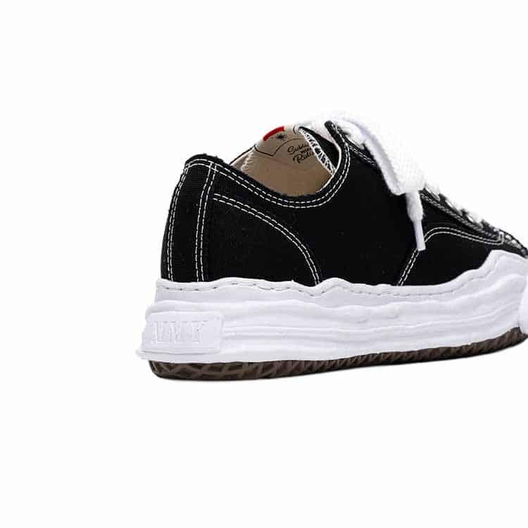 Maison MIHARA YASUHIRO(メゾンミハラヤスヒロ)/"HANK" OG Sole Canvas Low-top Sneaker/BLACK BLACK 36