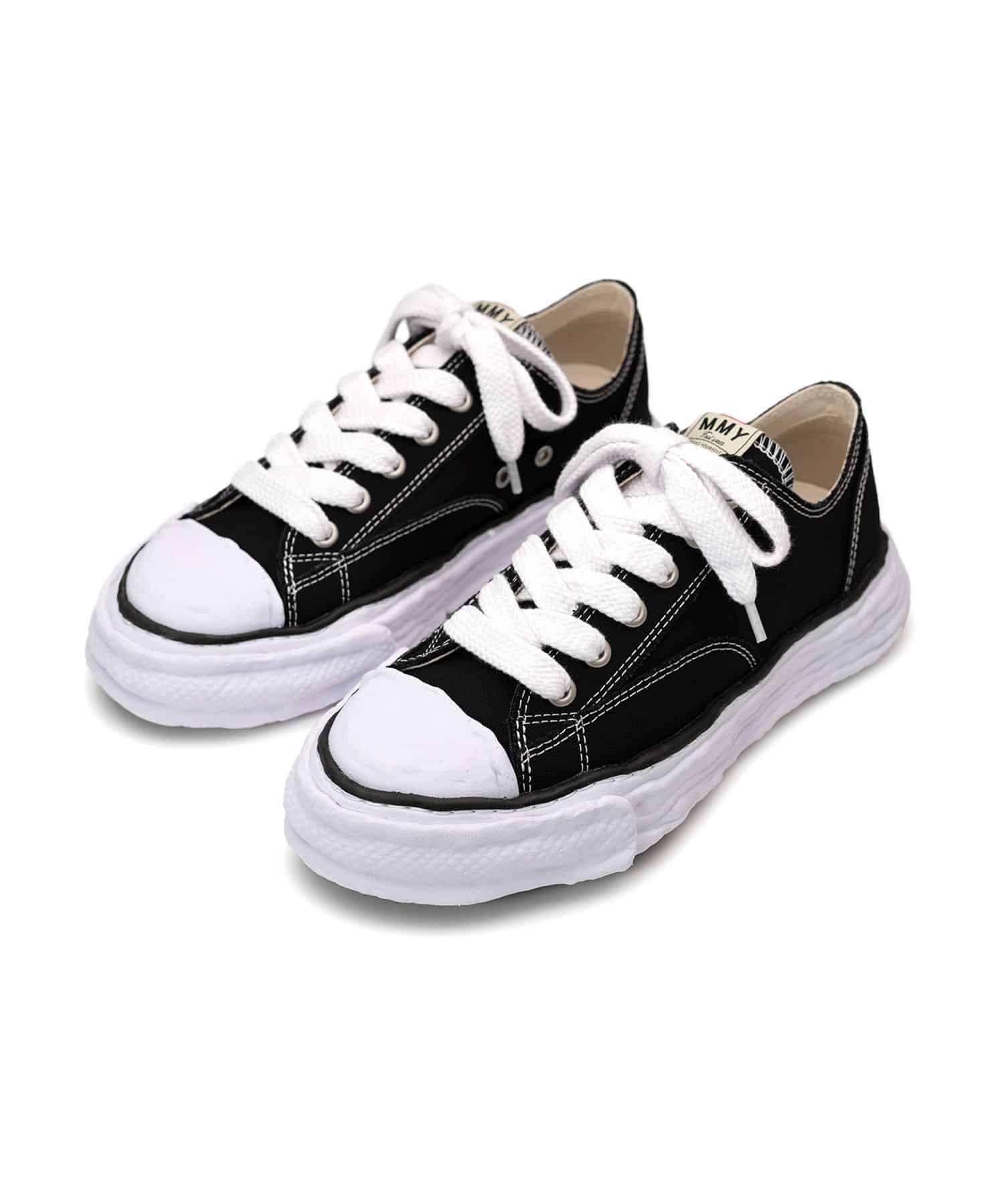 Maison MIHARA YASUHIRO(メゾンミハラヤスヒロ)/"PETERSON23" OG Sole Canvas Low-top Sneaker/BLACK BLACK 40