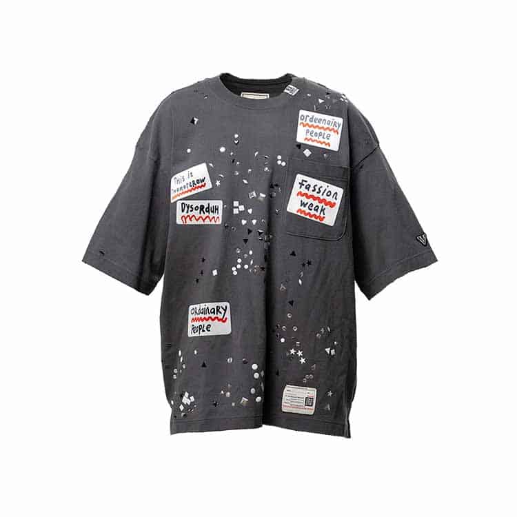 Maison MIHARA YASUHIRO(ミハラヤスヒロ)/Embellished Sticker T-shirt