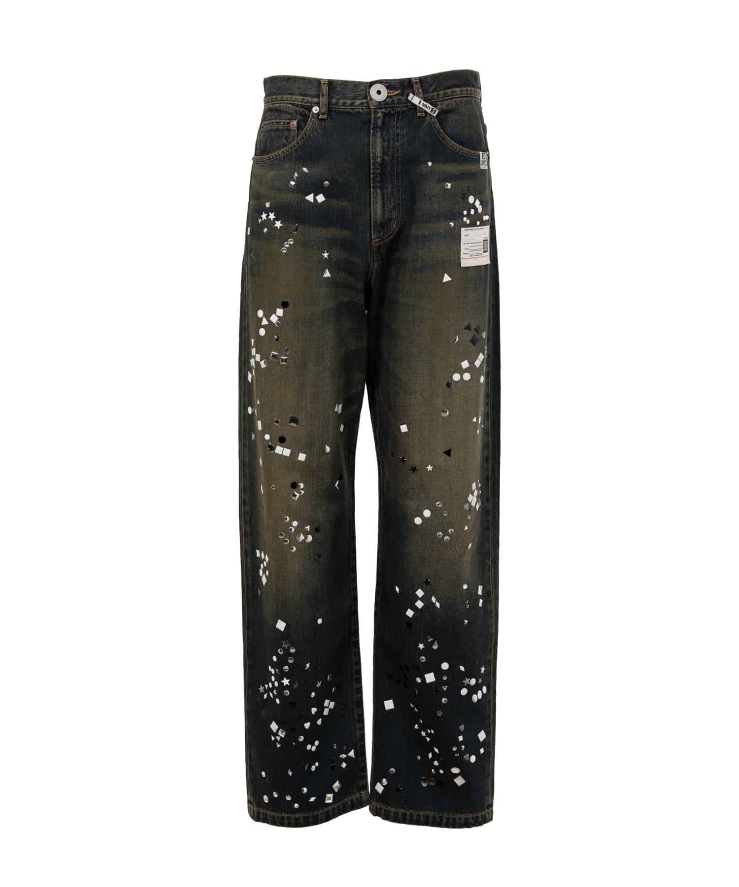 Maison MIHARA YASUHIRO(ミハラヤスヒロ)/Embellished Denim Pants/INDIGO INDIGO 44