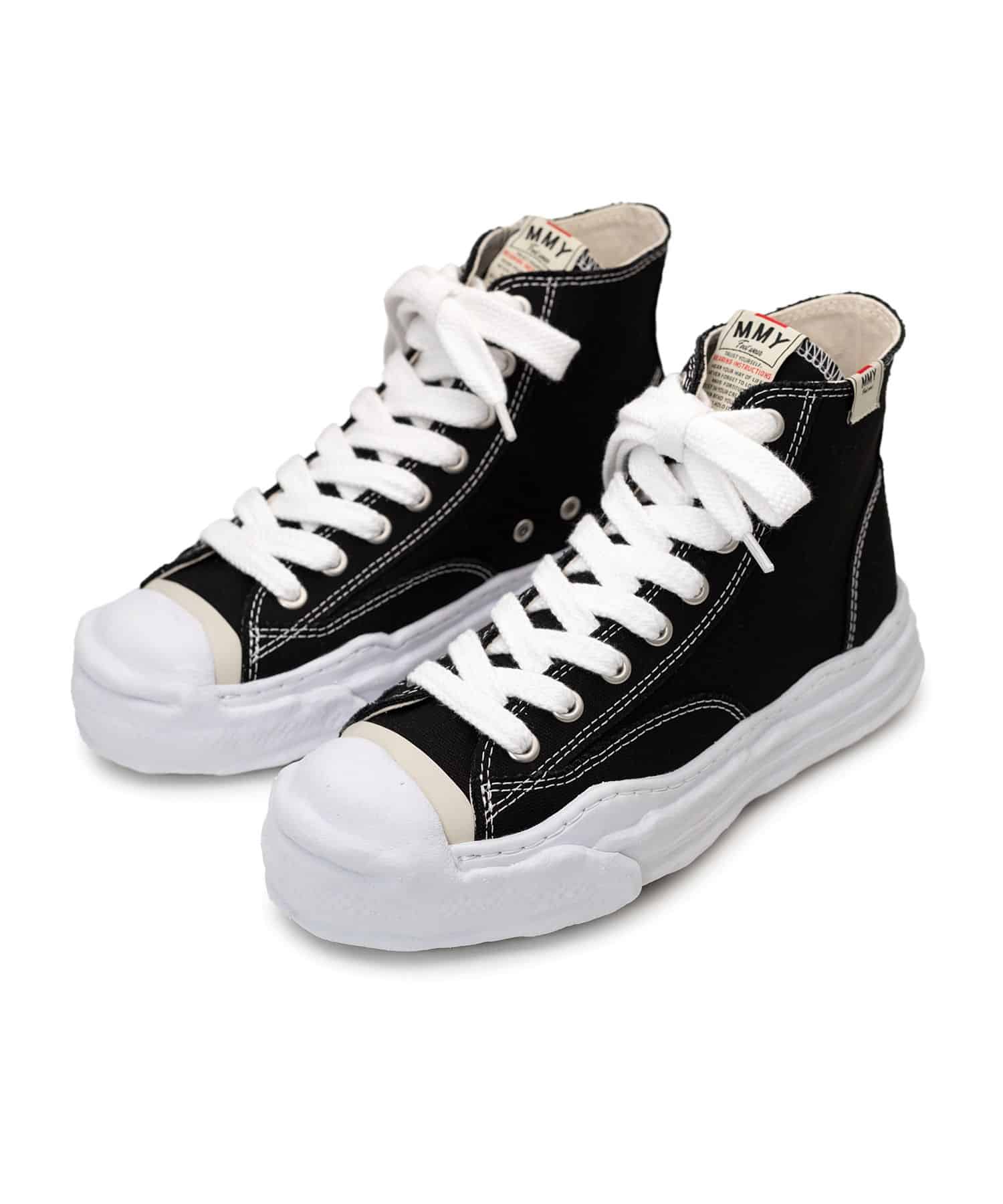 Maison MIHARA YASUHIRO(ミハラヤスヒロ)/"HANK" OG Sole Canvas High-top Sneaker/BLACK BLACK 41