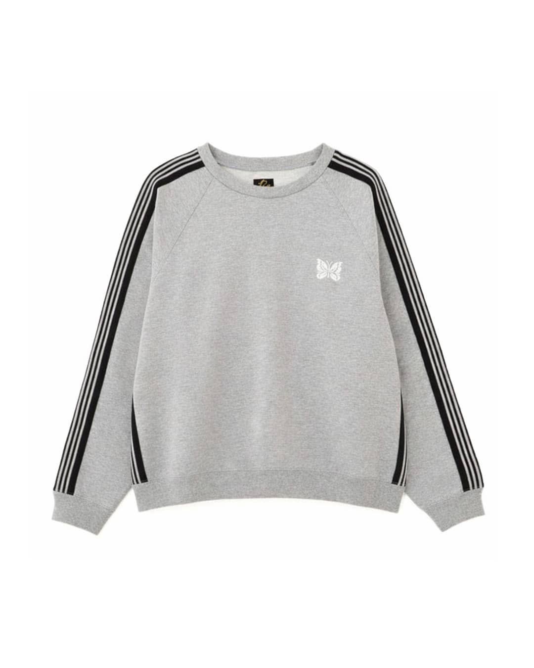 【EXCLUSIVE ITEM】NEEDLES(ニードルズ)/Track Crew Neck Shirt/GREY GREY M